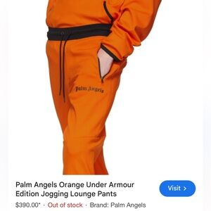 Palm Angels + Under Amour  pants